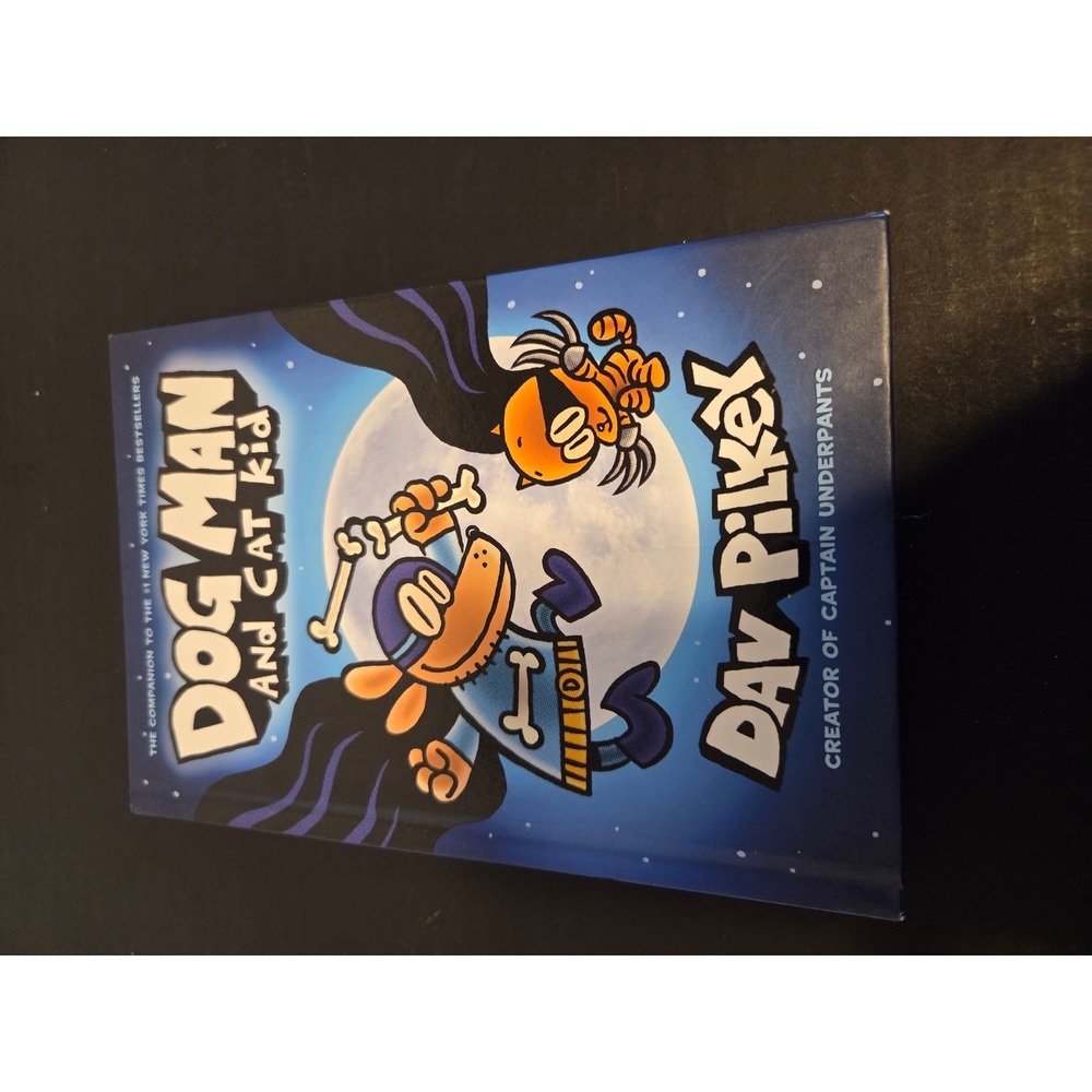 Dog Man and Cat Kid Dav Pilkey Hardcover Graphic Novel Scholastic Graphix Book 4